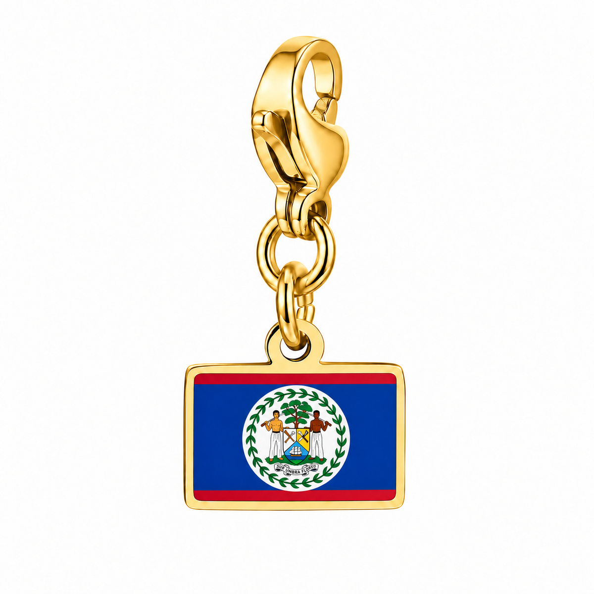 Belize vlagbedel, voorkant