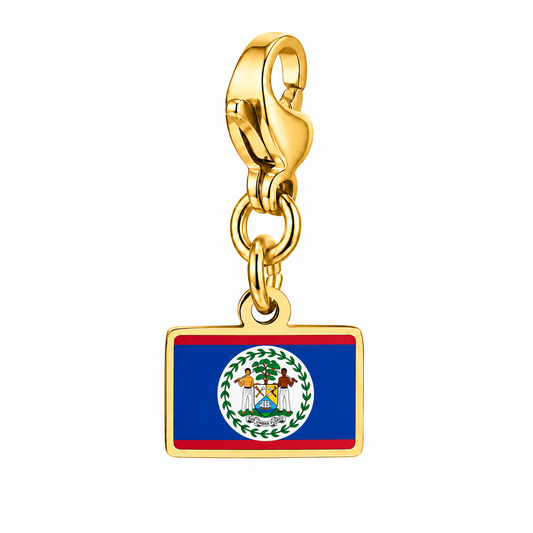 Belize vlagbedel, voorkant