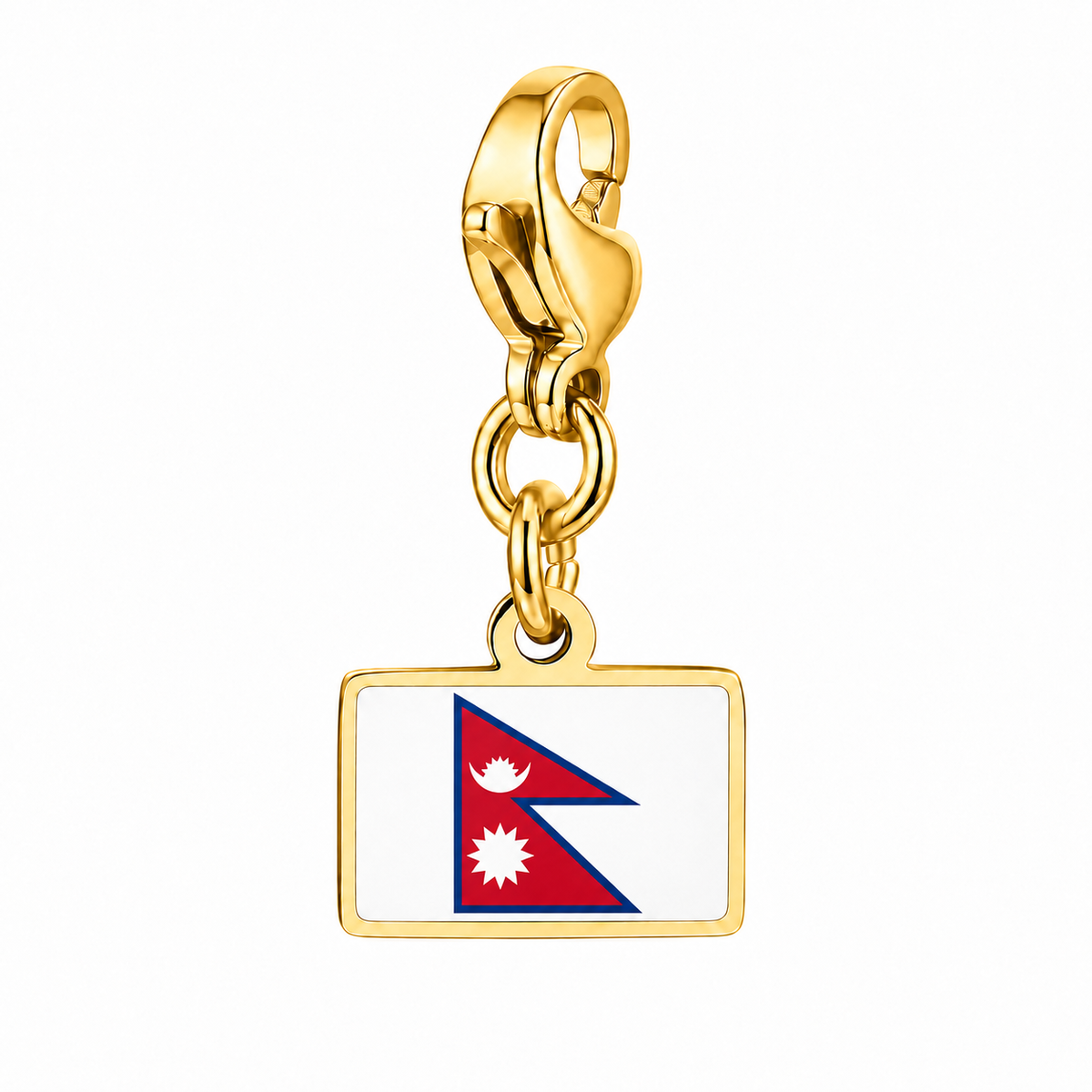 Nepal vlagbedel, voorkant