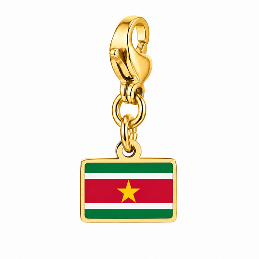 Suriname vlagbedel, voorkant
