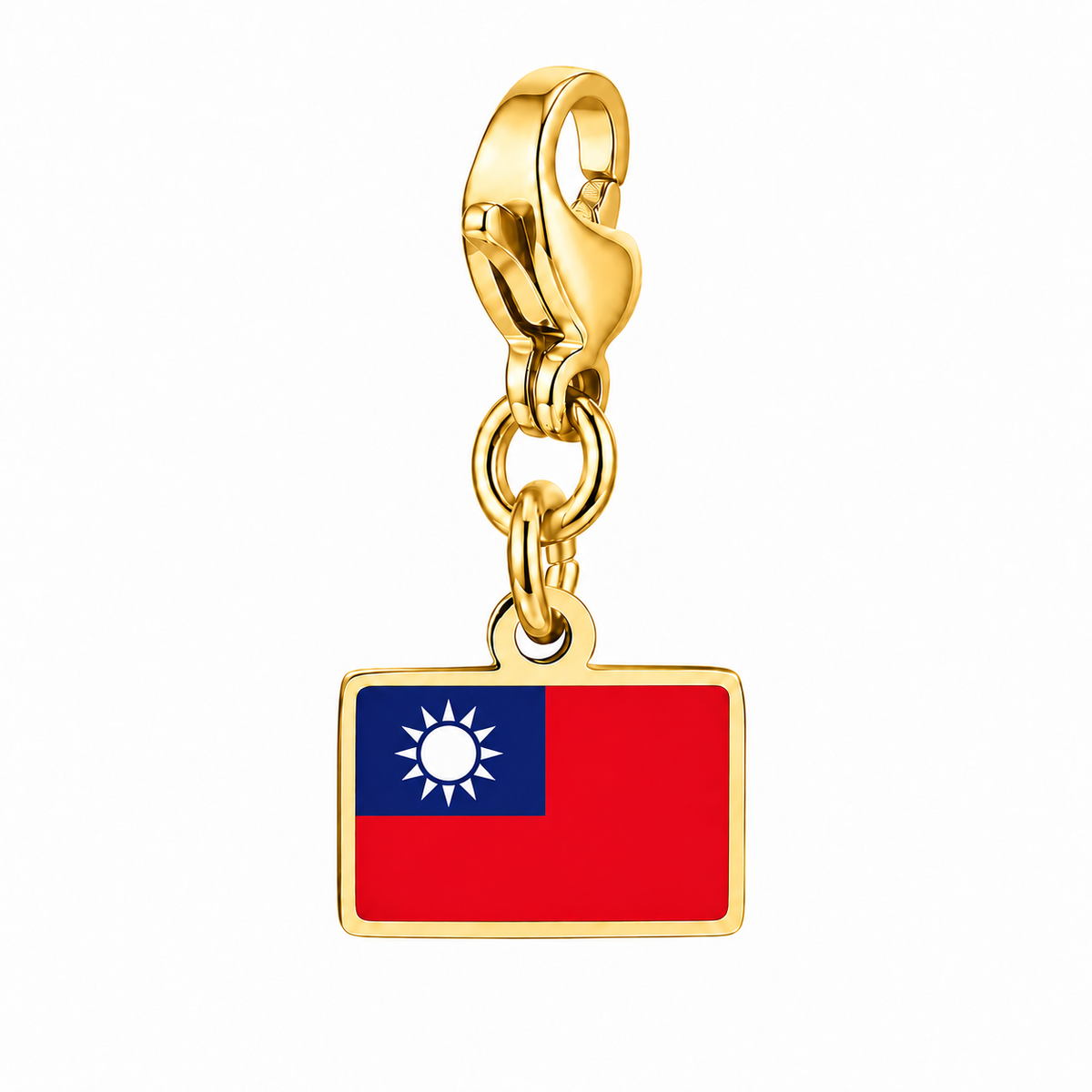 Taiwan vlagbedel, voorkant