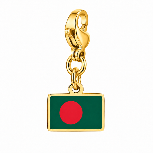 Bangladesh vlagbedel, voorkant