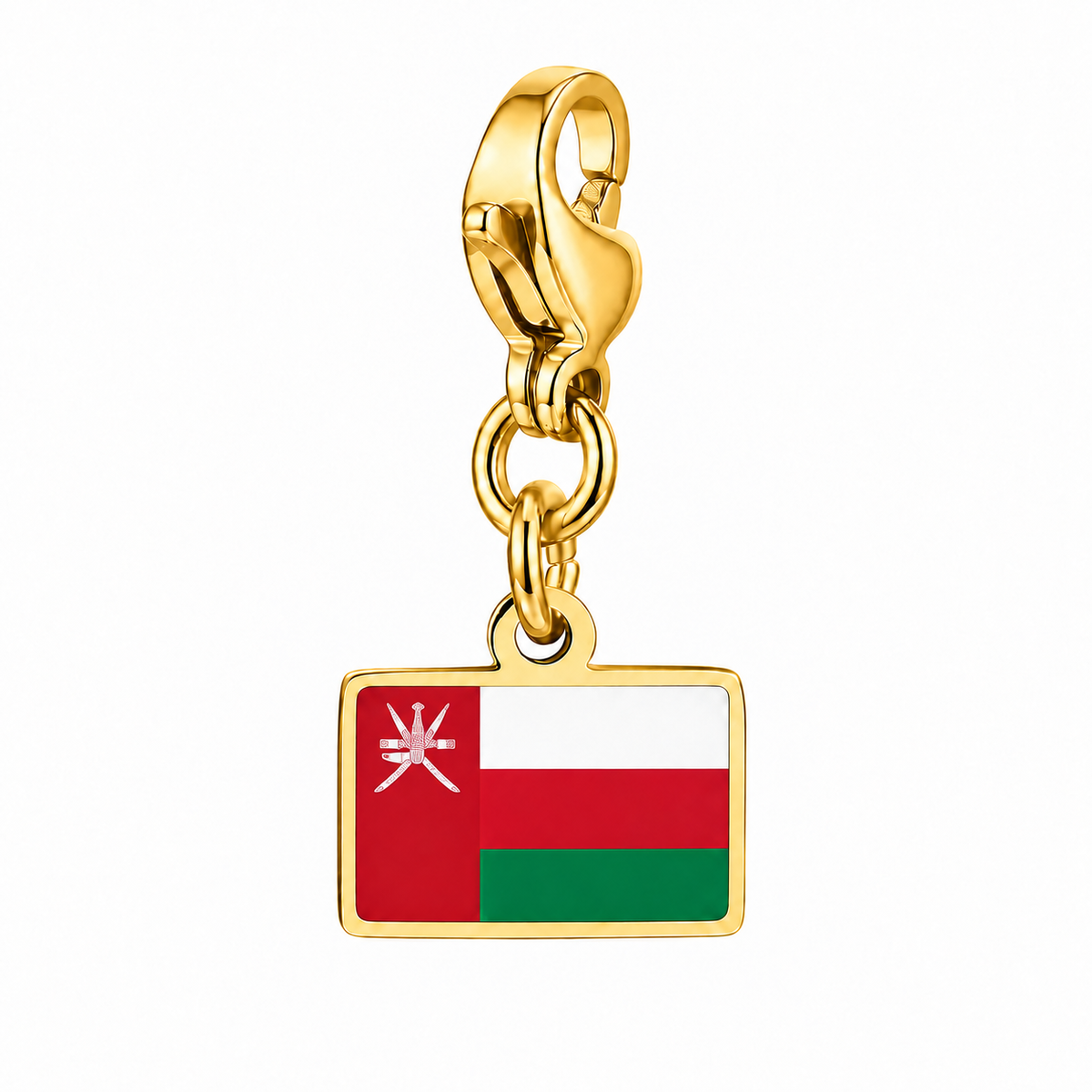 Oman vlagbedel, voorkant