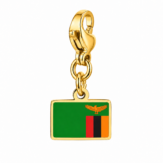Zambia vlagbedel, voorkant