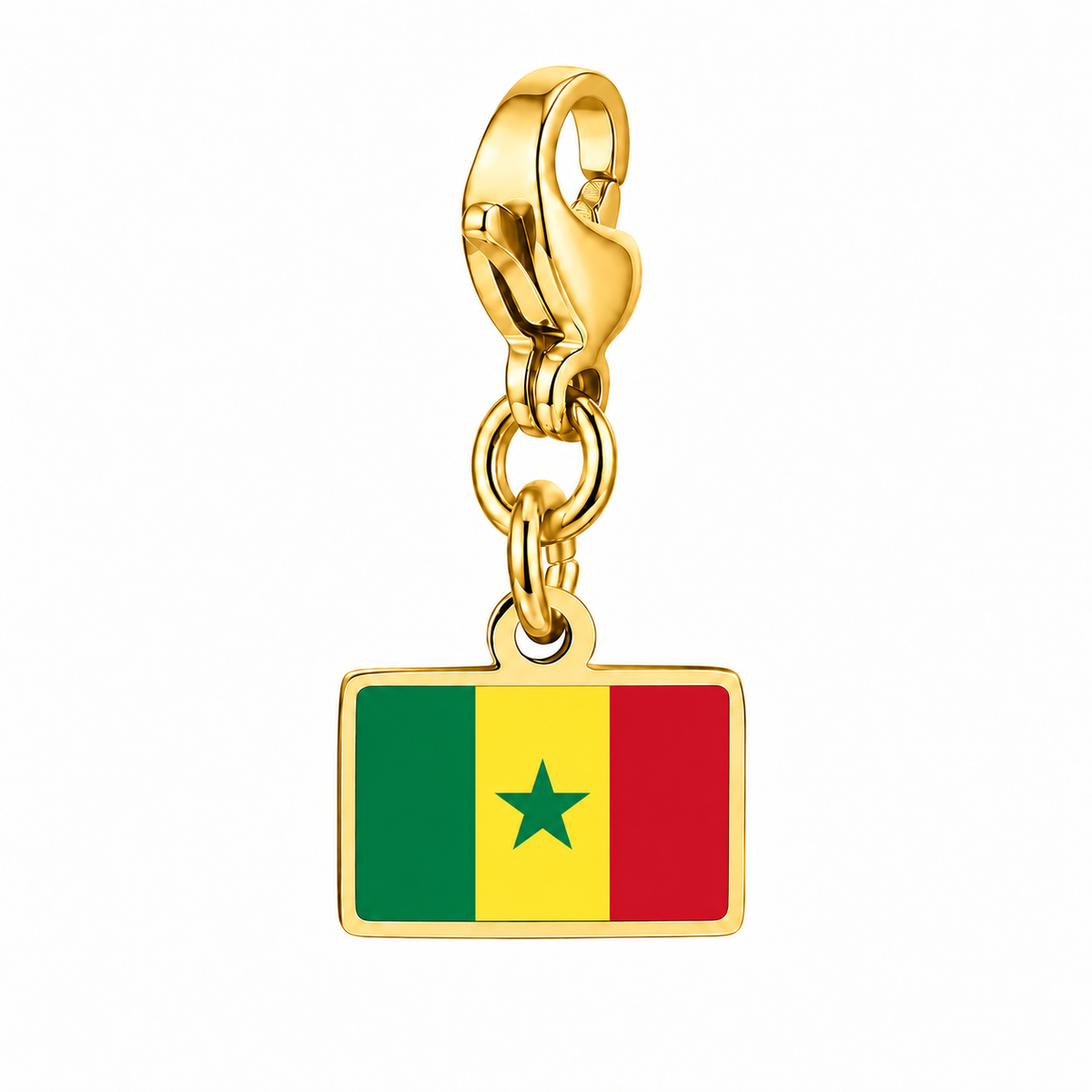 Senegal vlagbedel, voorkant
