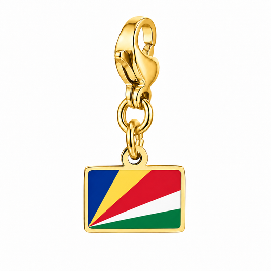 Seychellen vlagbedel, voorkant