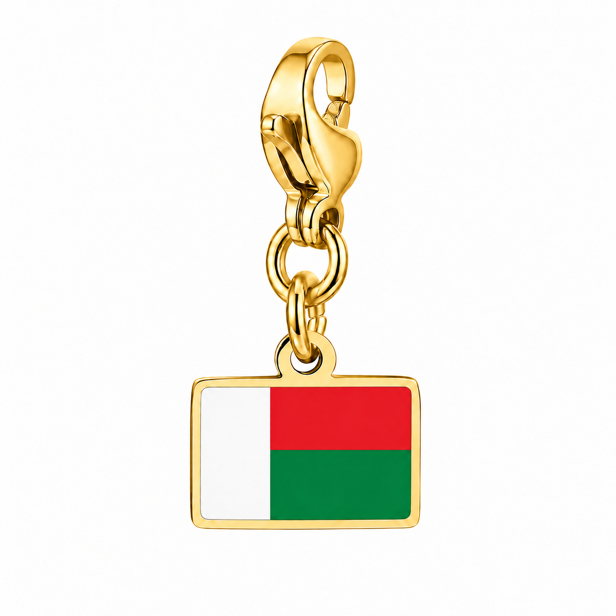 Madagaskar vlagbedel, voorkant