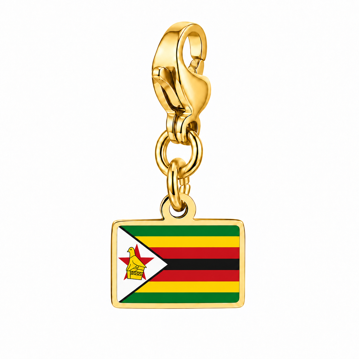 Zimbabwe vlagbedel, voorkant