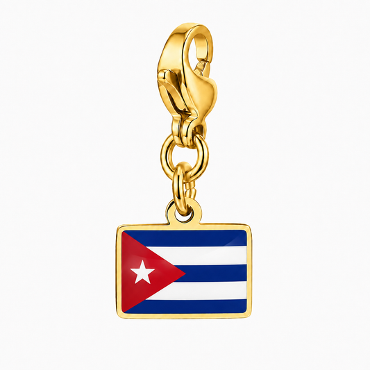 Cuba vlagbedel, voorkant