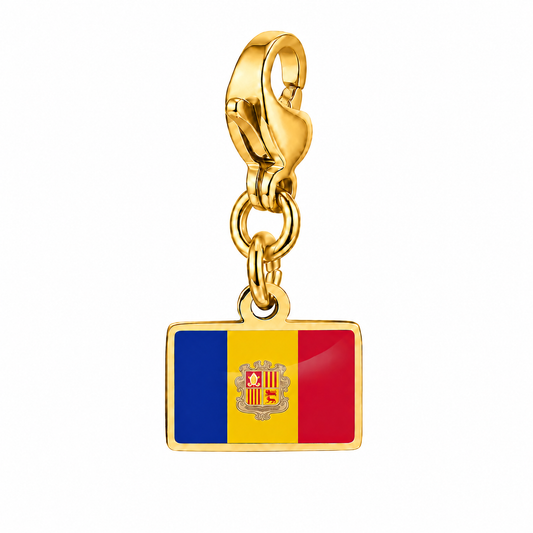 Andorra vlagbedel, voorkant