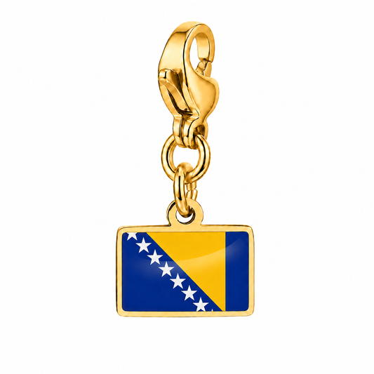 Bosnië en Herzegovina vlagbedel, voorkant