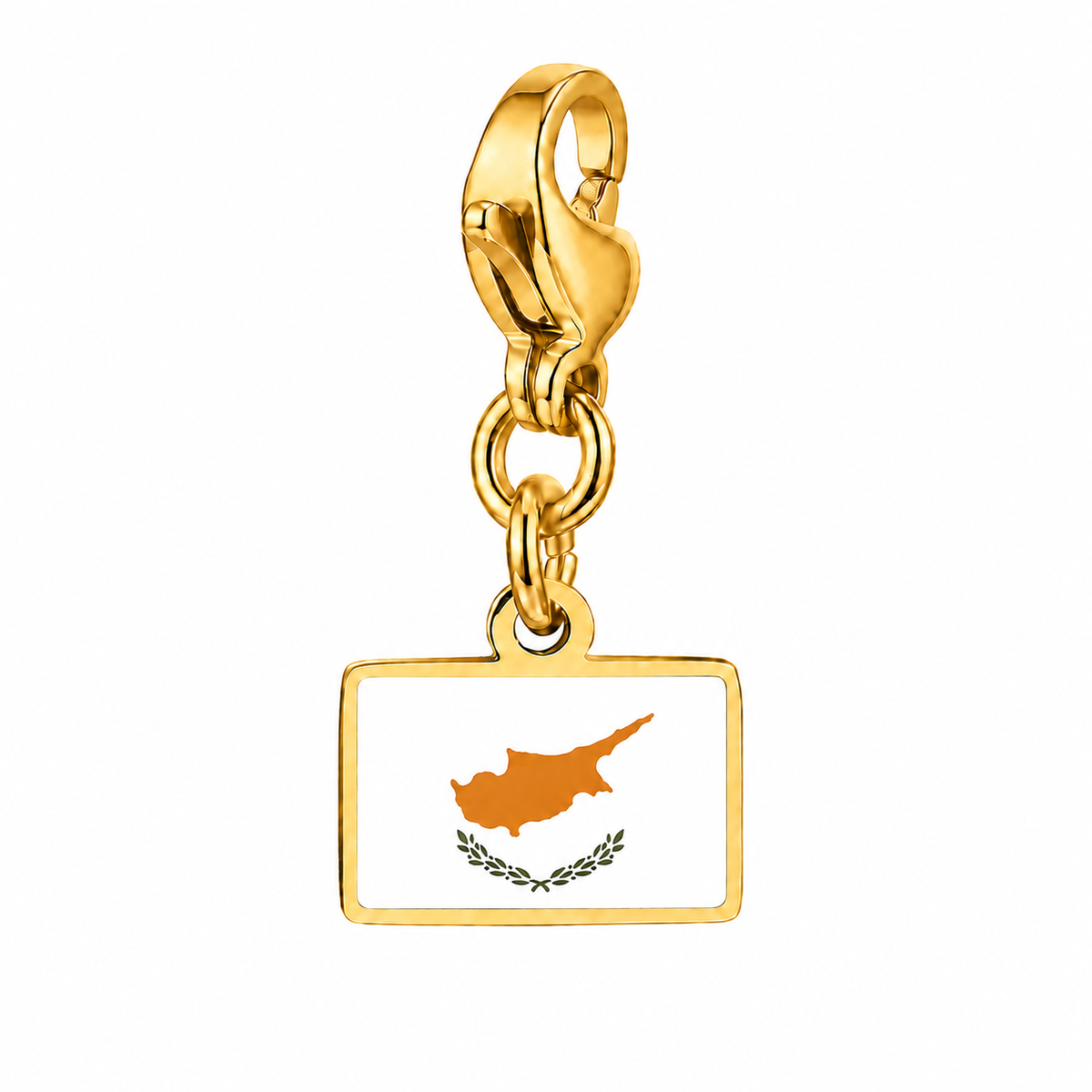 Cyprus vlagbedel, voorkant