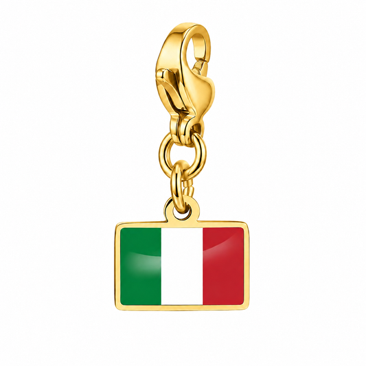 Italië vlagbedel, voorkant