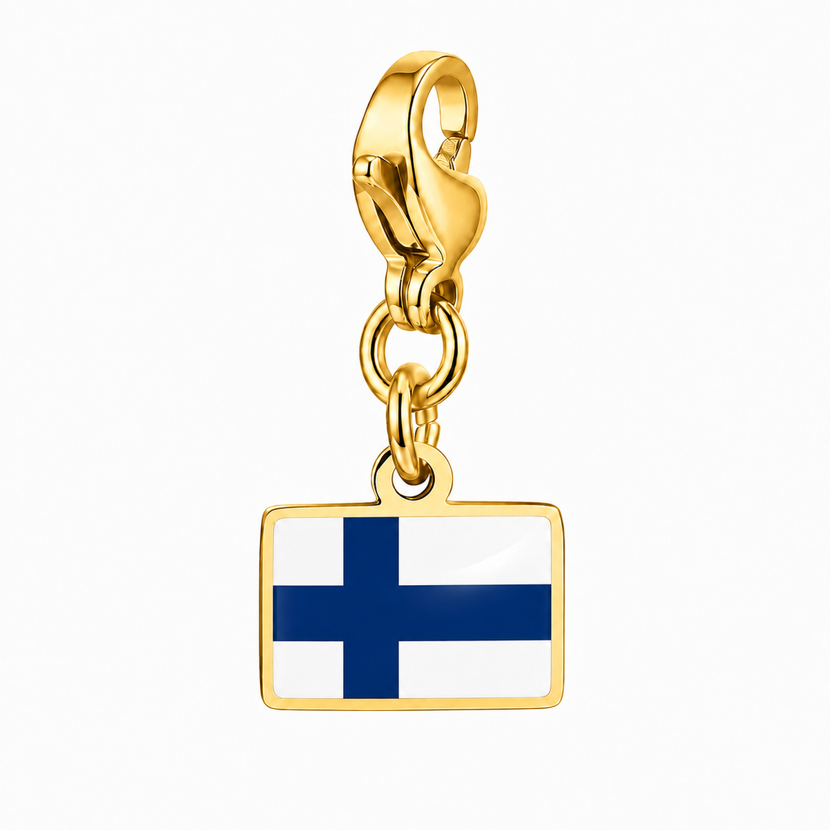 Finland vlagbedel, voorkant