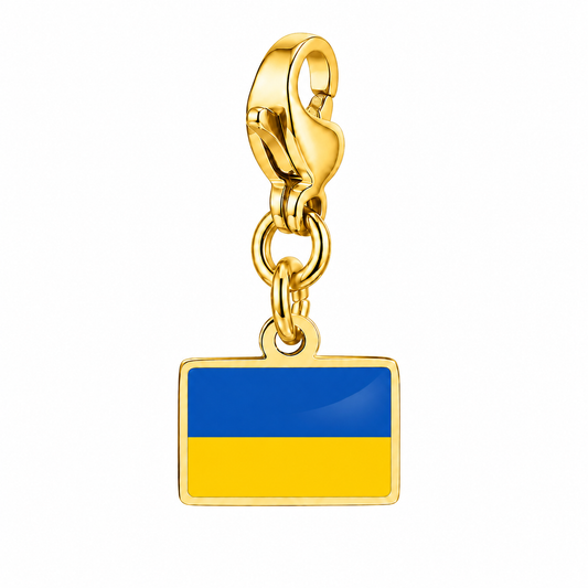 Oekraïne vlagbedel, voorkant