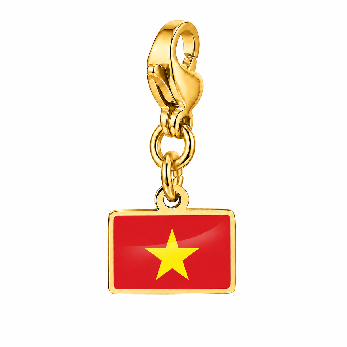 Vietnam vlagbedel, voorkant
