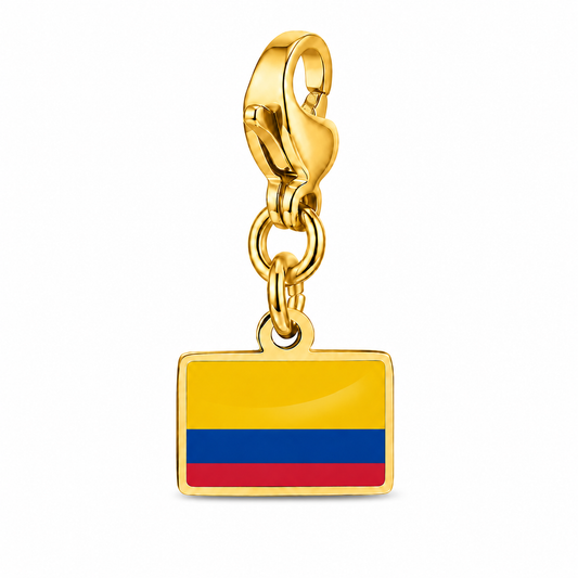 Colombia vlagbedel, voorkant
