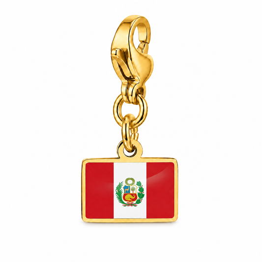 Peru vlagbedel, voorkant