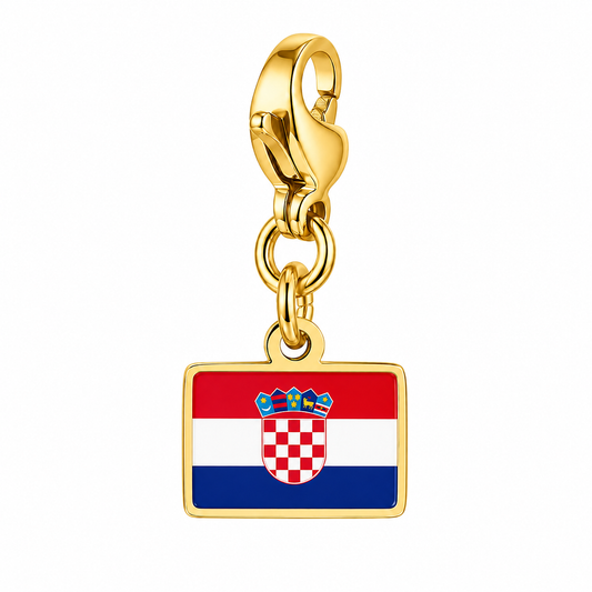 Kroatië vlagbedel, voorkant