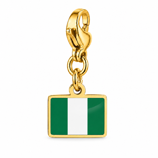 Nigeria vlagbedel, voorkant