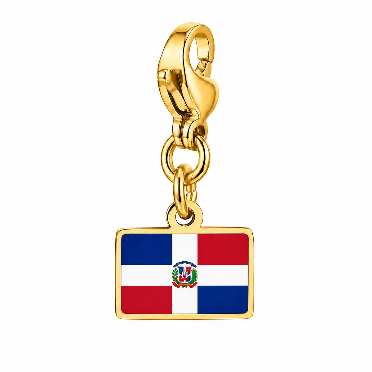Dominicaanse Republiek vlagbedel, voorkant