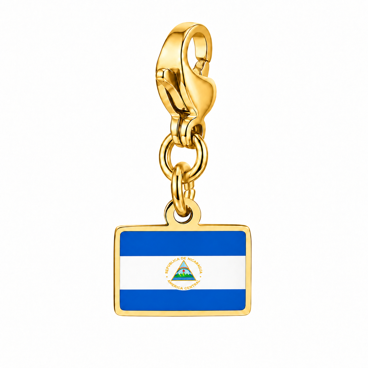 Nicaragua vlagbedel, voorkant