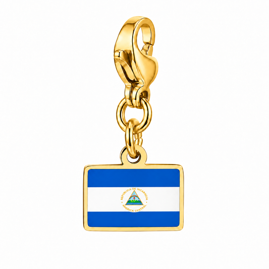 Nicaragua vlagbedel, voorkant
